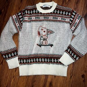 Vintage Snoopy Arrow brand knit sweater